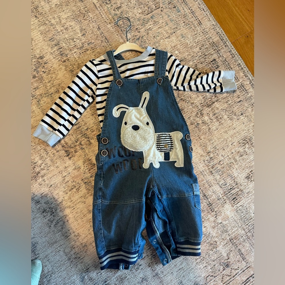 Overalls outfit